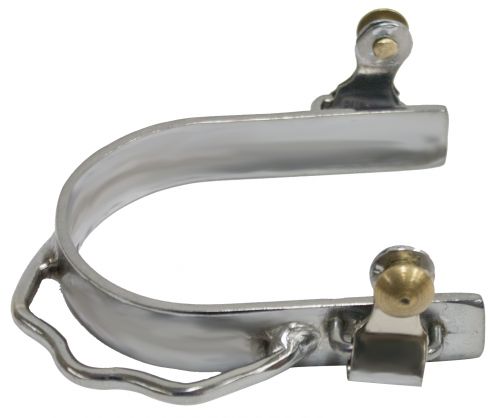 Nickel Plated Spurs collection image featuring #1420: Showman ® Ladies size nickel plated bumper spurs