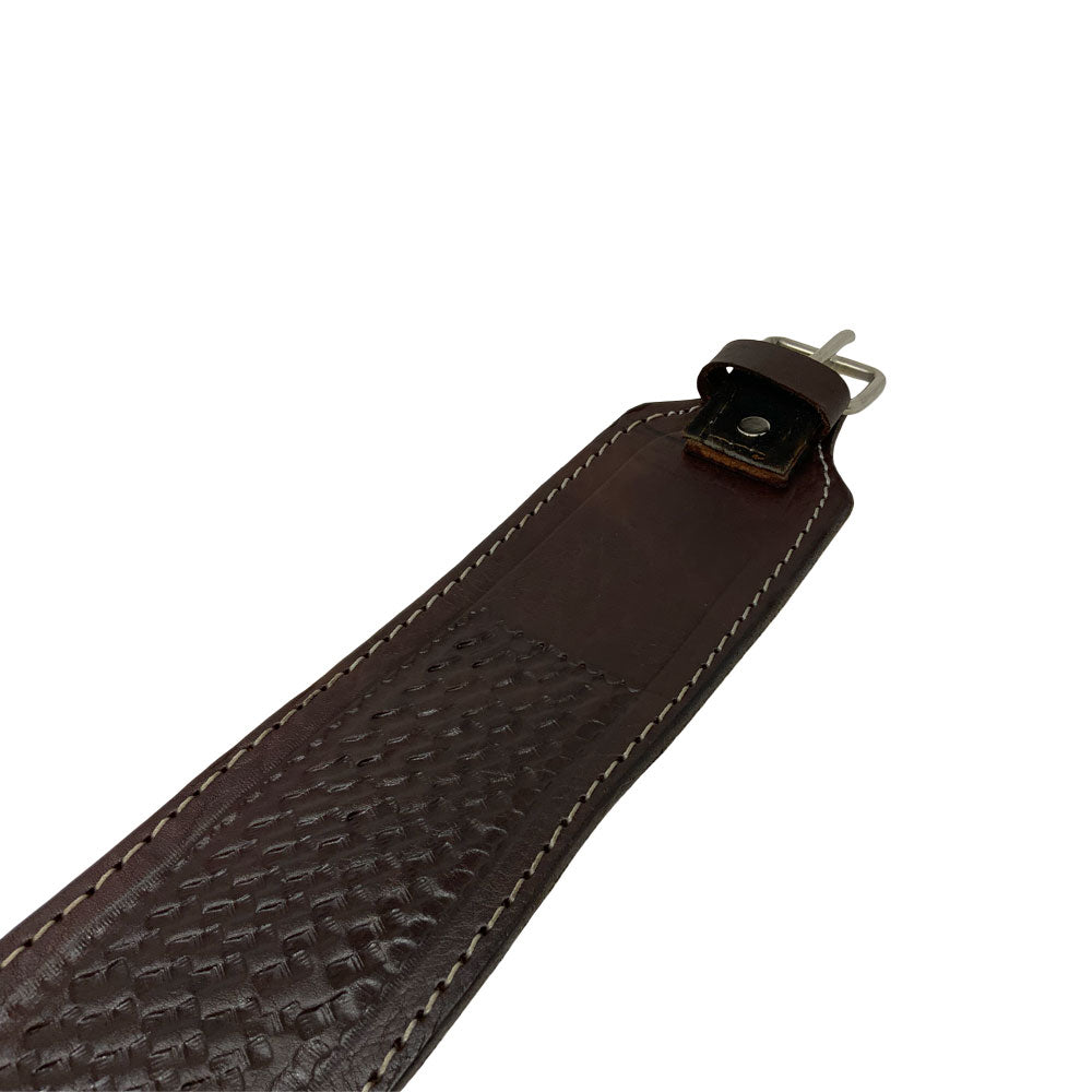 Buffalo Saddlery Rugged Outlaw Chocolate Roughout Roper Style Saddle - 16 Inch