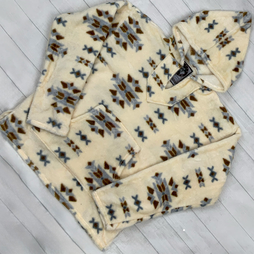 Southwest Grecas Flannel Fleece Pullover