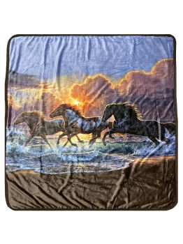 Against the Wind' Silk Touch Sherpa Lined Throw Blanket - 50" x 60"