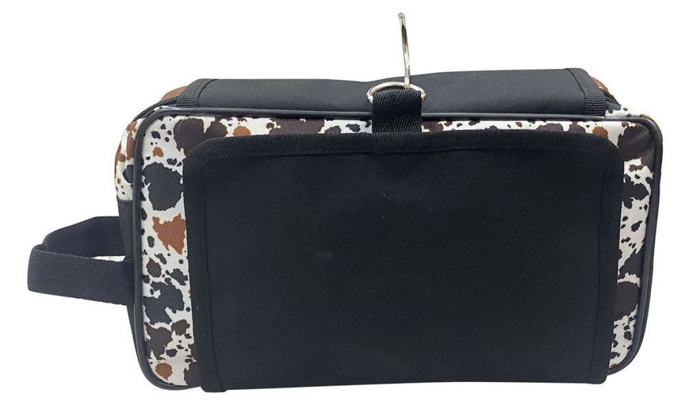 Showman Cowprint print roll up accessory bag