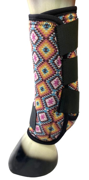 Showman Daybreak Aztec Elite Equine Sport Medicine Boot *Sold in Pairs*