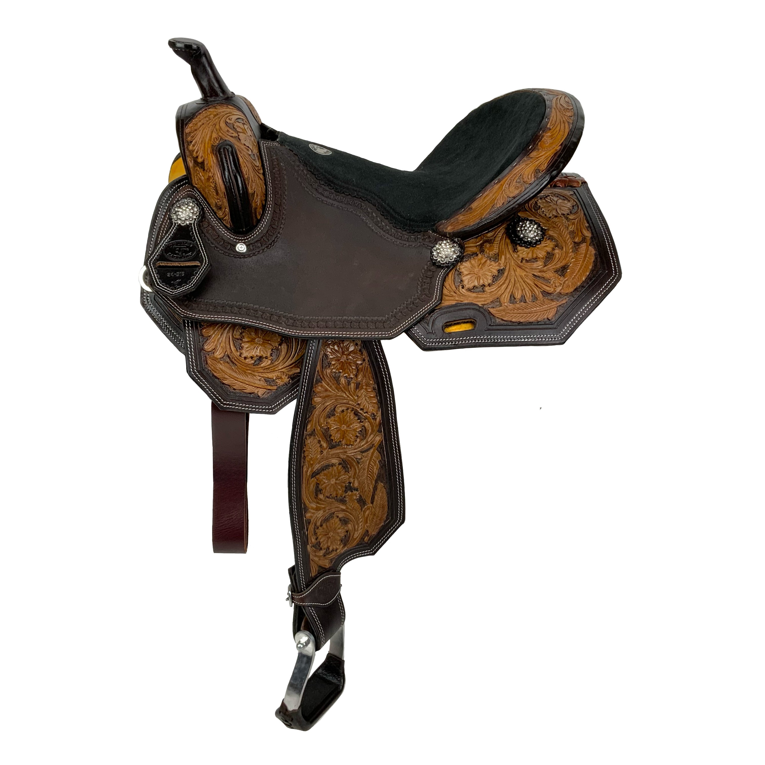 Double T Maverick Barrel Style Saddle Set - 16 Inch