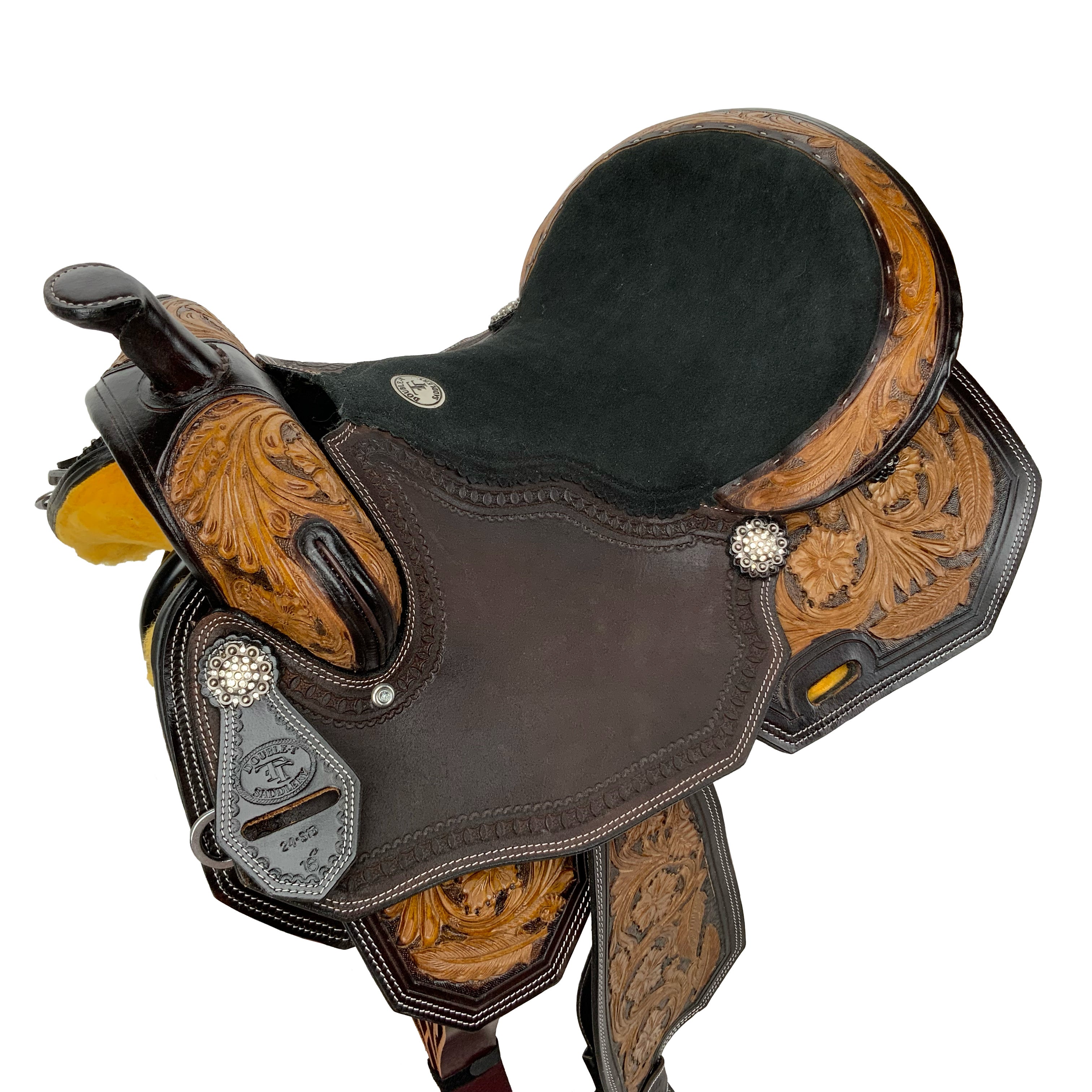 Double T Maverick Barrel Style Saddle Set - 16 Inch