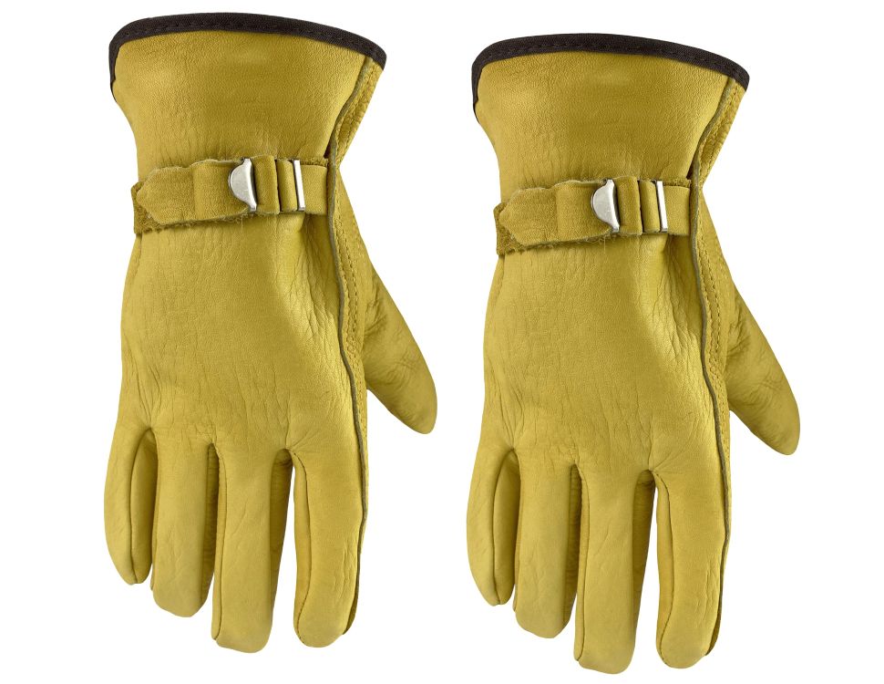 Master Rancher Grain Cowhide Leather Riding Gloves