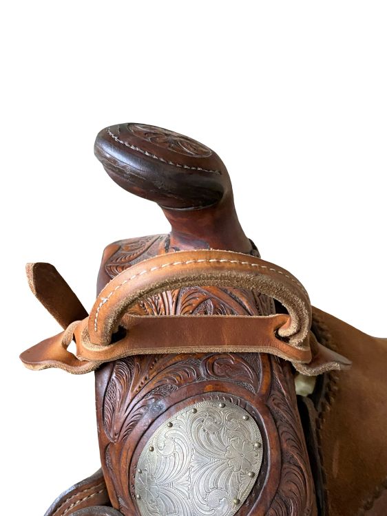 American Made Harness Leather Night Latch - Grab Handle