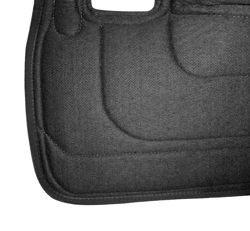 Showman 31" x 32" Nylon Printed Top Contoured Felt Bottom Saddle Pad - Aqua Aztec