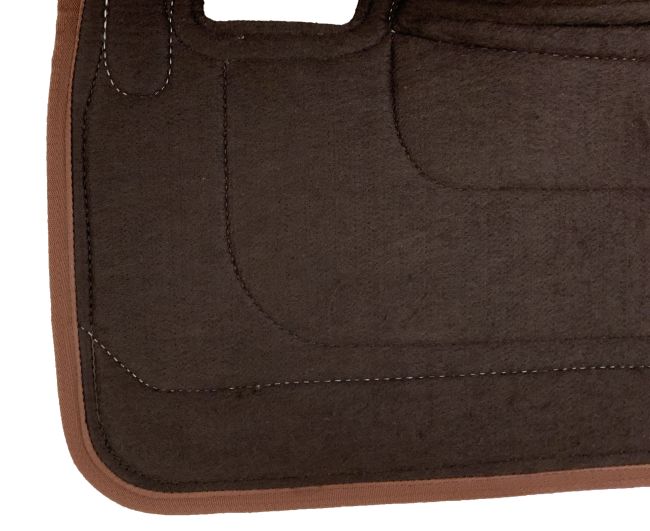 Showman 24" x 24" Pony Nylon Printed Top Contoured Felt Bottom Saddle Pad - Southwest Aztec