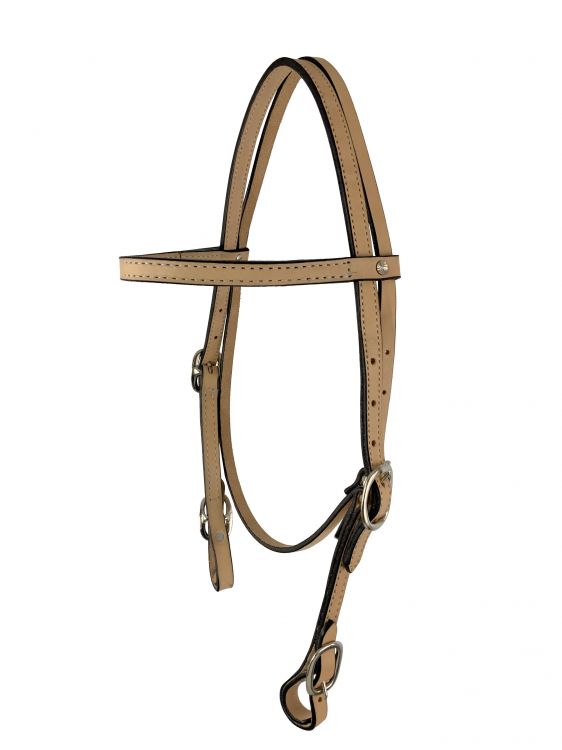 Showman Argentina Cow Leather headstall with reins