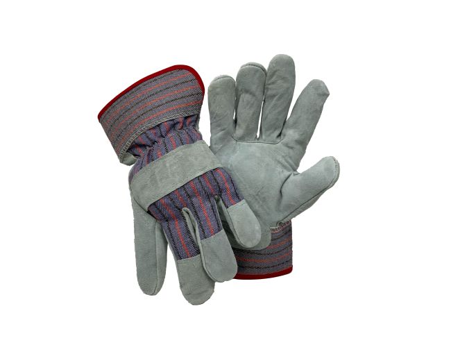 FIRM GRIP Medium Suede Leather Palm Work Gloves