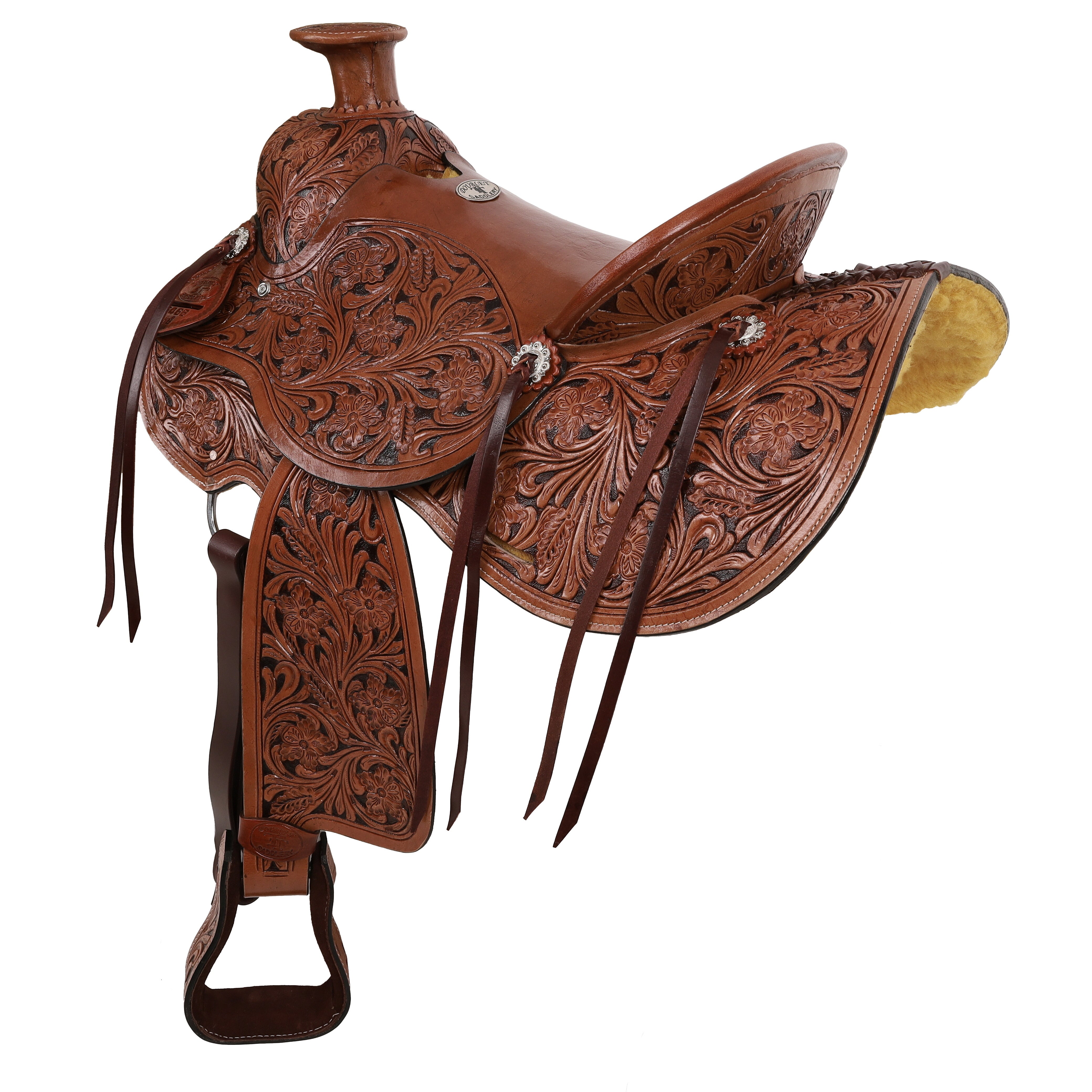 Double T Amarillo Wade Style Saddle - 16 Inch