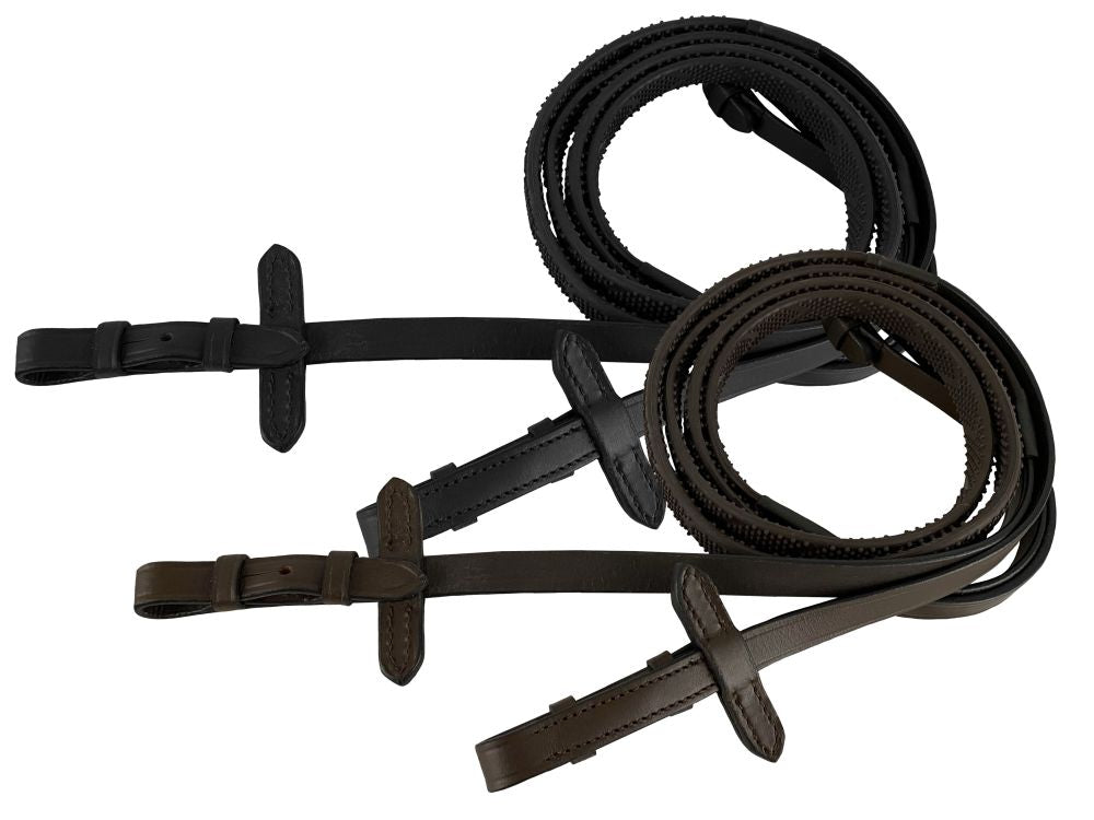 56" Raised Rubber Grip Reins