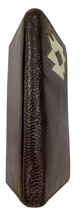 Brown Leather Rodeo Style Bifold Wallet