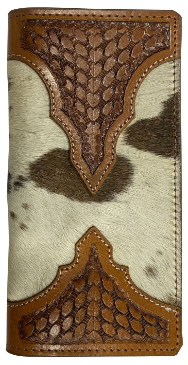 Medium Leather Hair on Cowhide Bifold Wallet