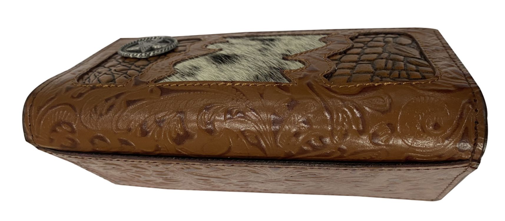 Rodeo Style Hair on Cowhide Bifold Wallet