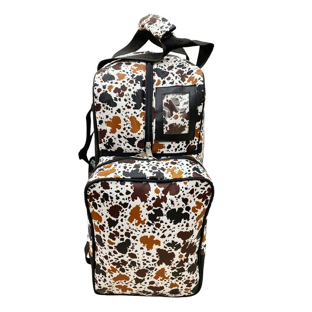 Showman Cow Print Equestrian Bag