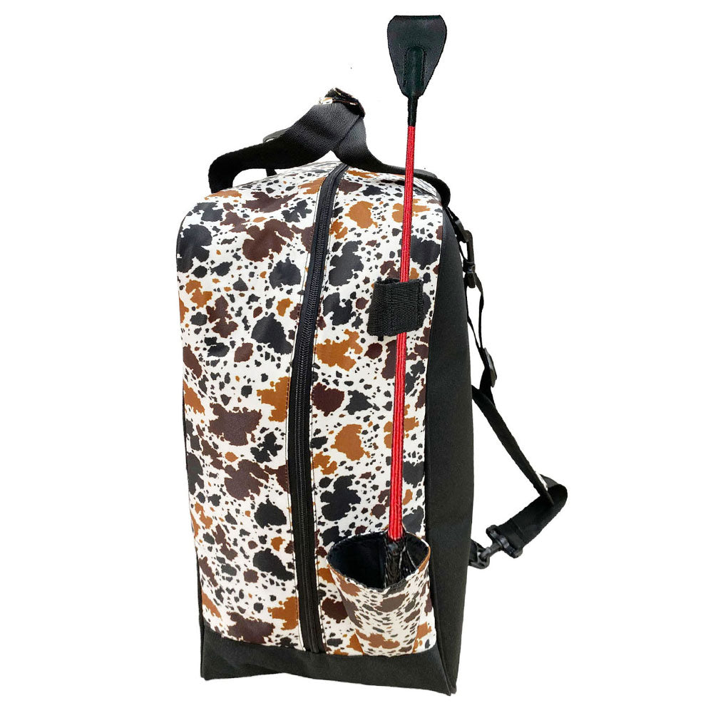 Showman Cow Print Equestrian Bag