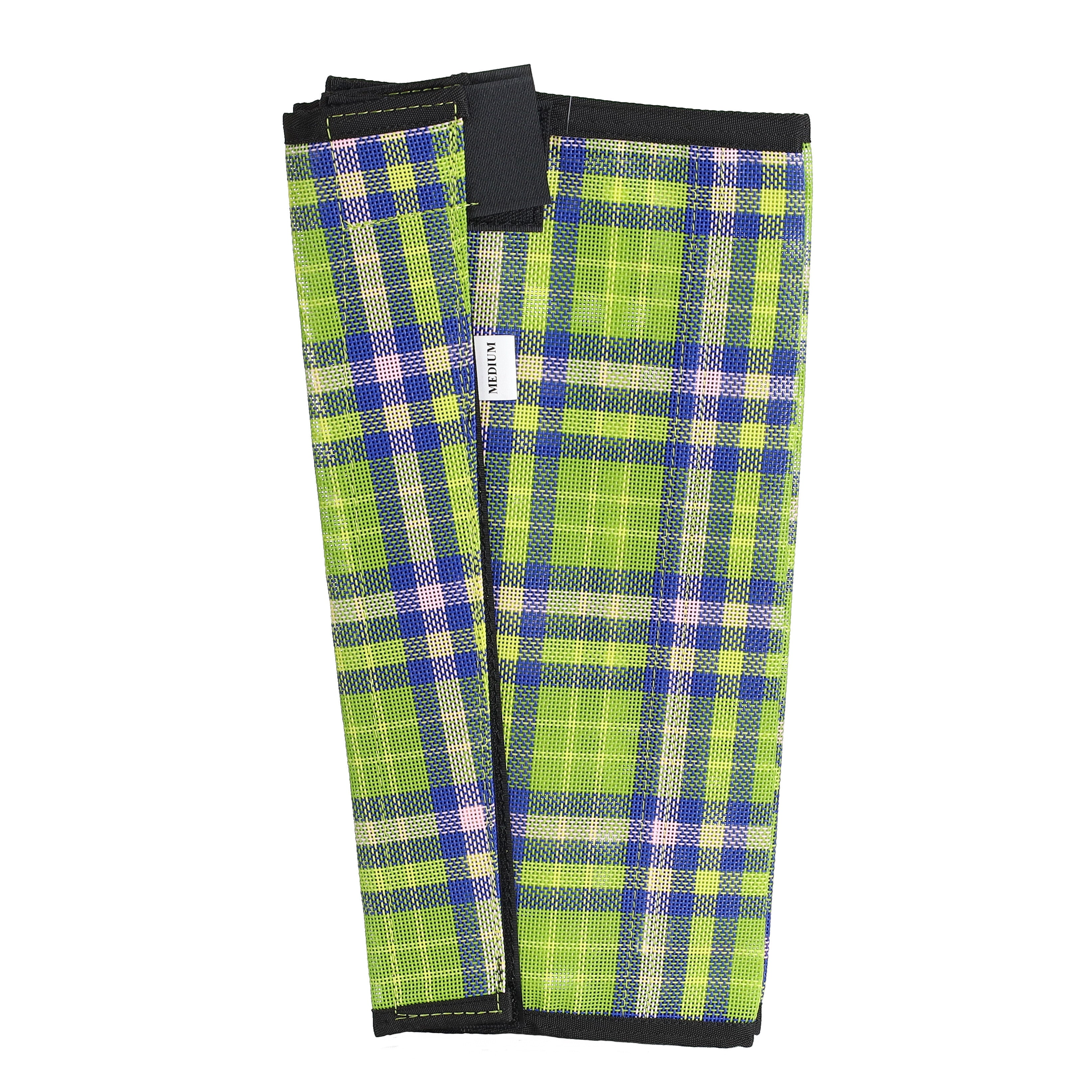 Showman Lime Plaid Stand Up Fly Boot - Average