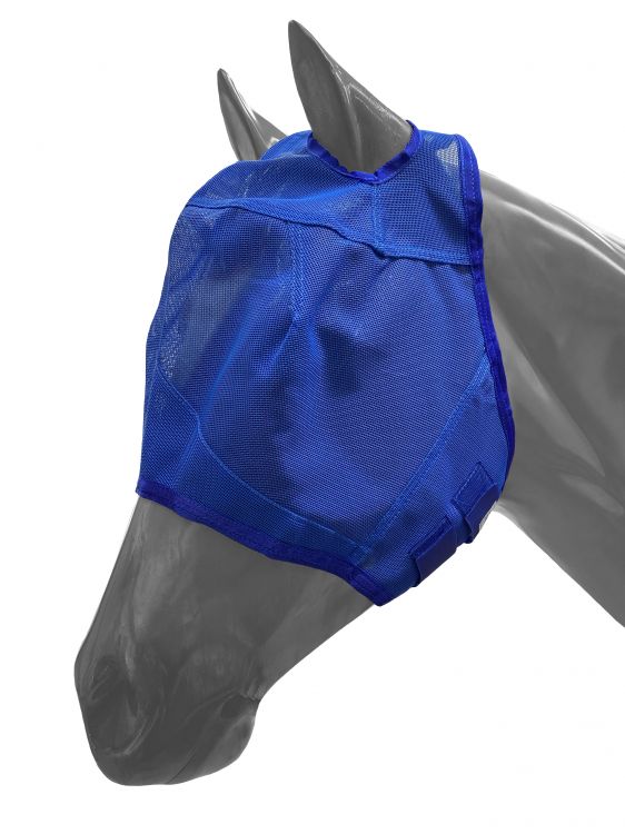 Showman Mesh Rip Resistant Fly Mask No Ears with Velcro Closure