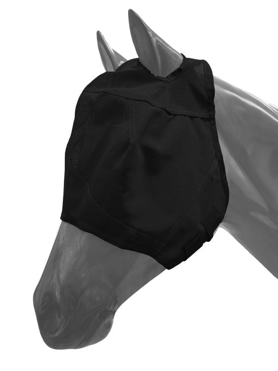 Showman Mesh Rip Resistant Fly Mask No Ears with Velcro Closure