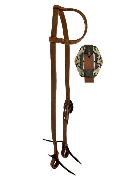 Bretelles Homme Showman – Cuir De Vache – Cuivre Foncé – Éperons Argentins – Neuf