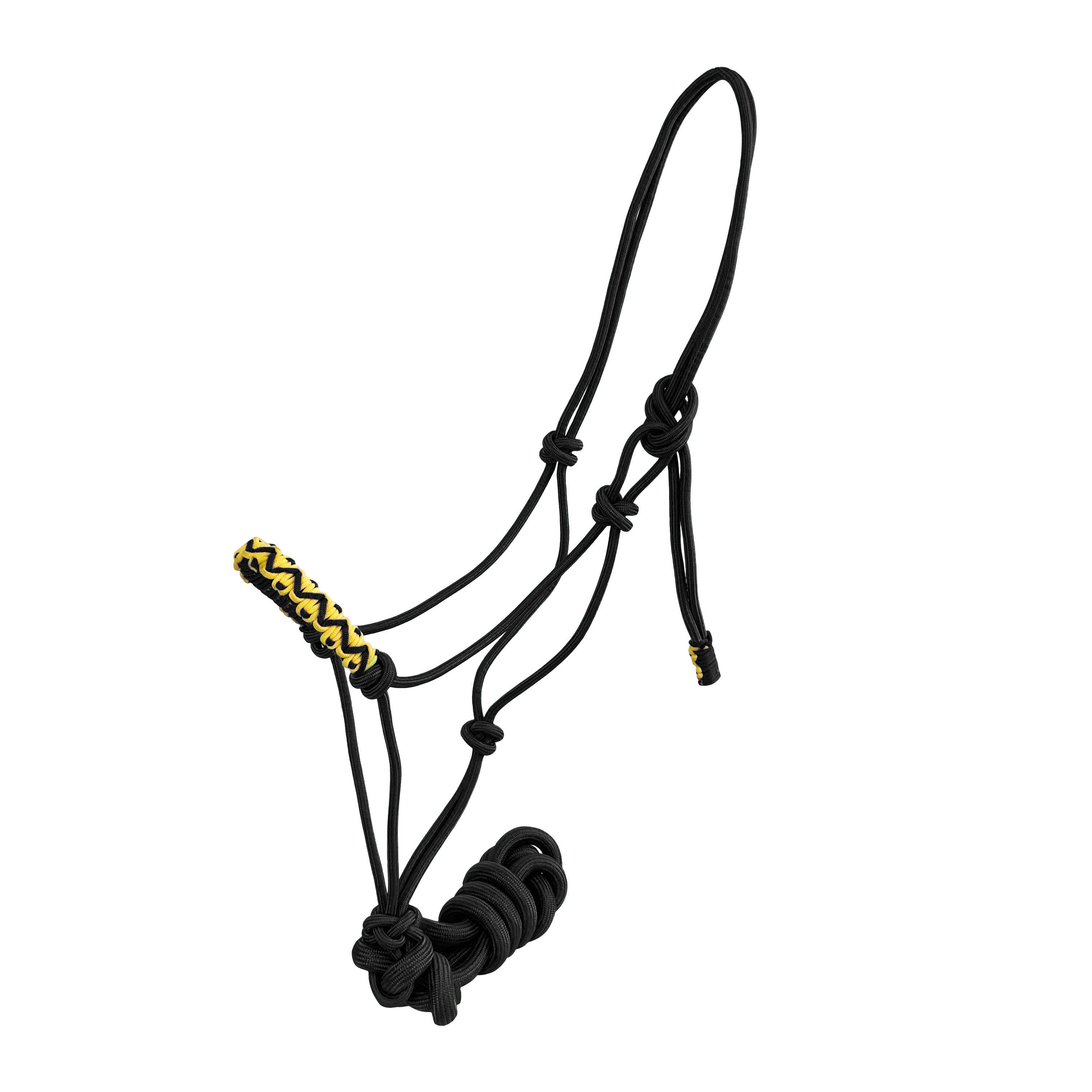 Assorted Braided Nose Cowboy Knot Halter with Lead