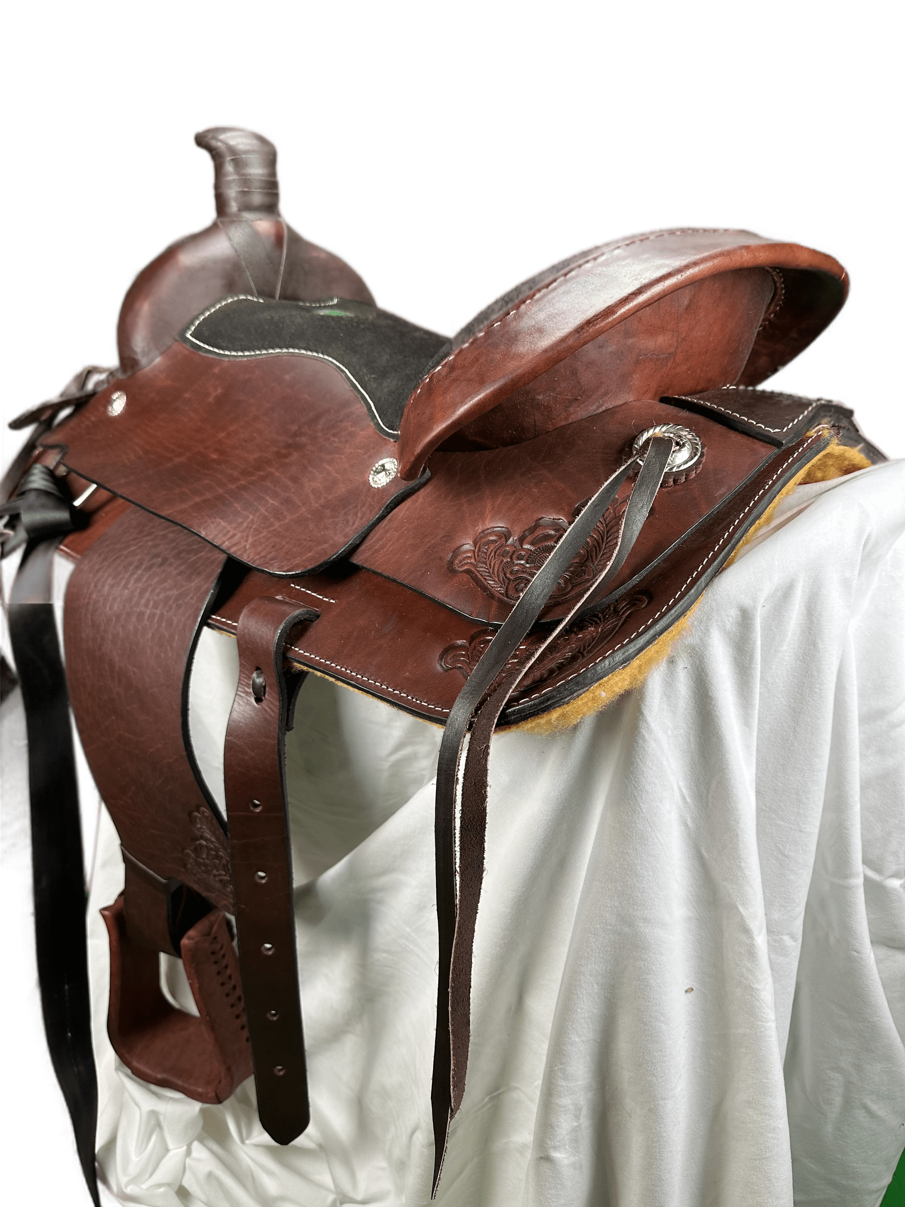 1951: Roping Style Saddle made by Buffalo Saddlery Roping Style Buffalo