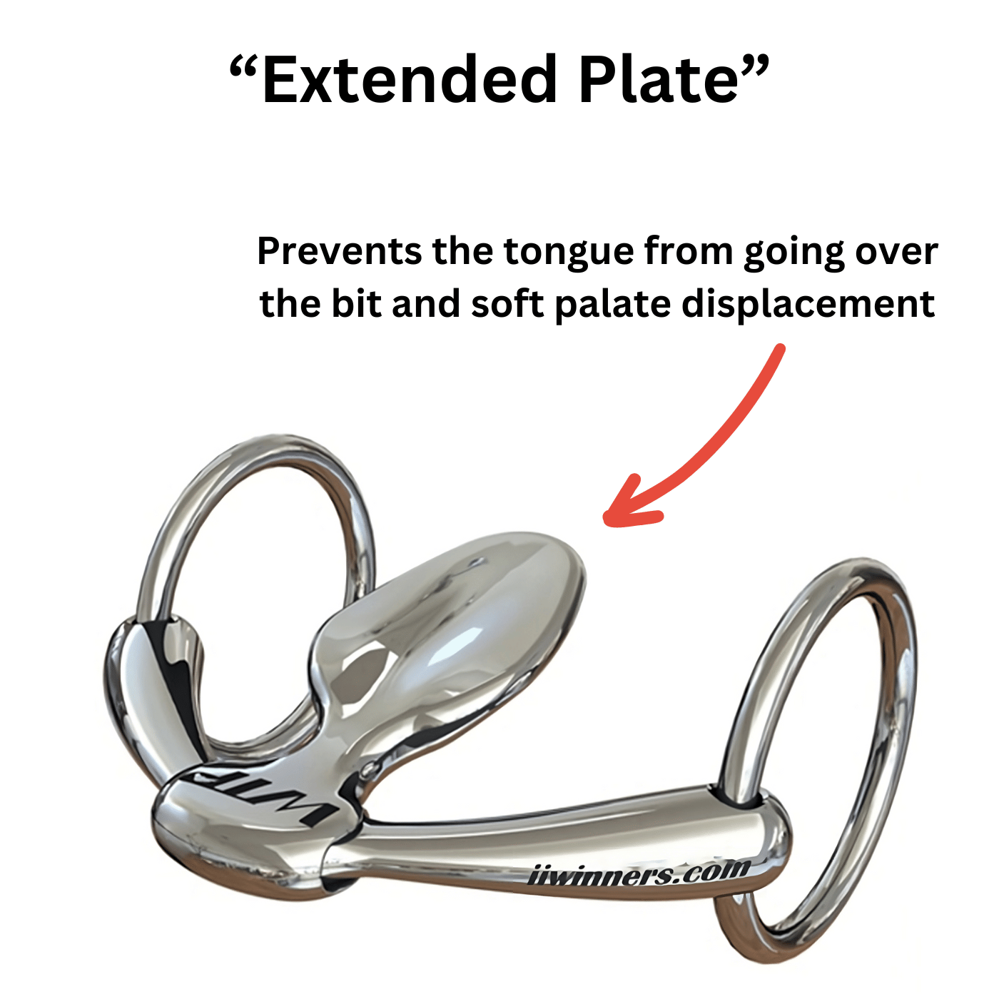 WTP (Winning Tongue Plate) Loose Ring Bit with Extended Plate