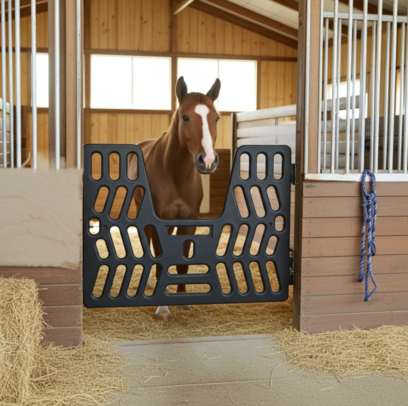 Horsemen's Pride Plastic Horse Stall Gate with Yoke 42"