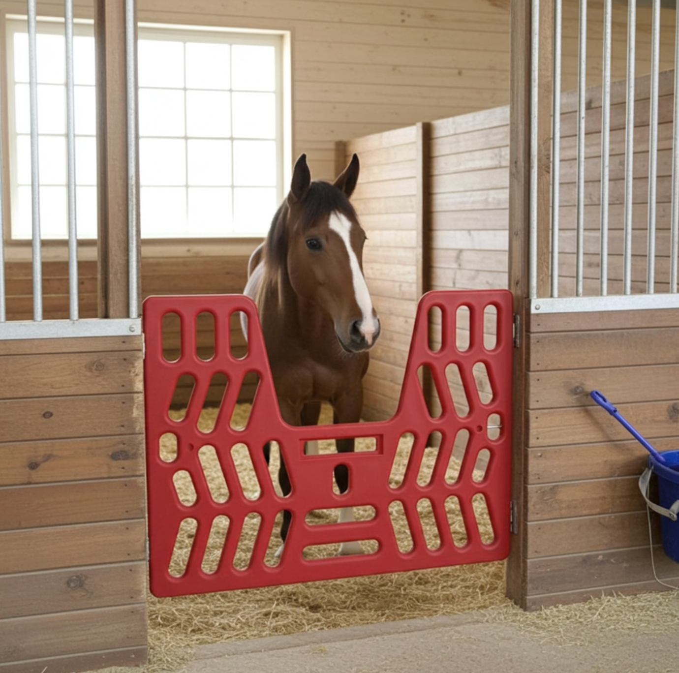 Horsemen's Pride Plastic Horse Stall Gate with Yoke 42"