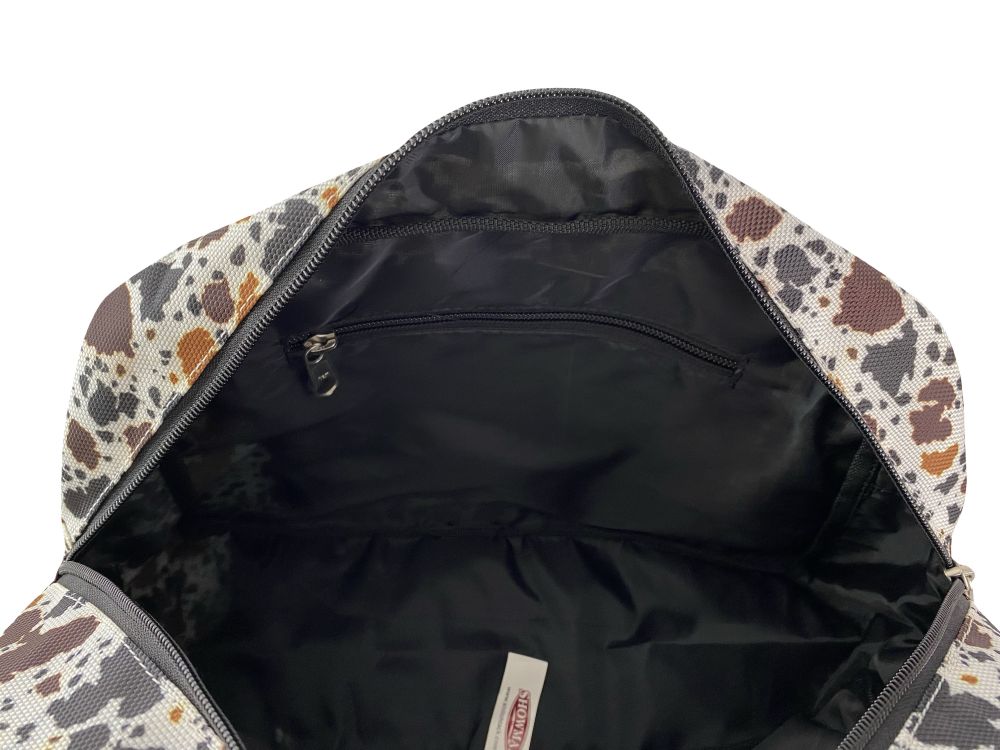 Showman Cow Print Nylon Mini Tote