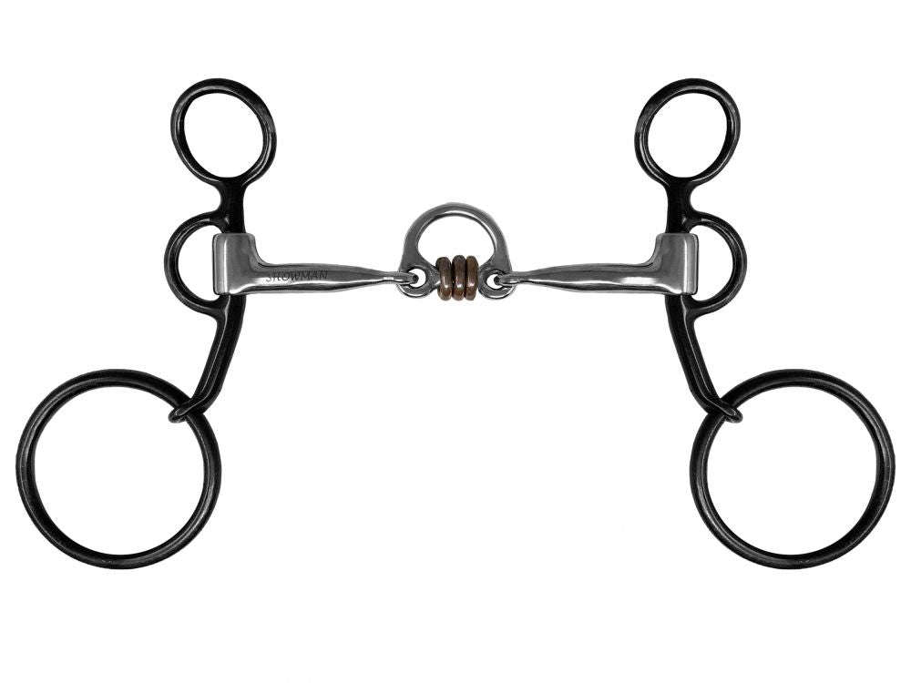 Showman Western Bit with Copper Discs - TexanSaddles.com