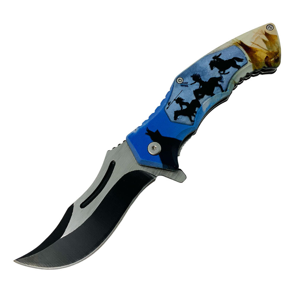 Dusk Riders Stainless Steel Folding Knife