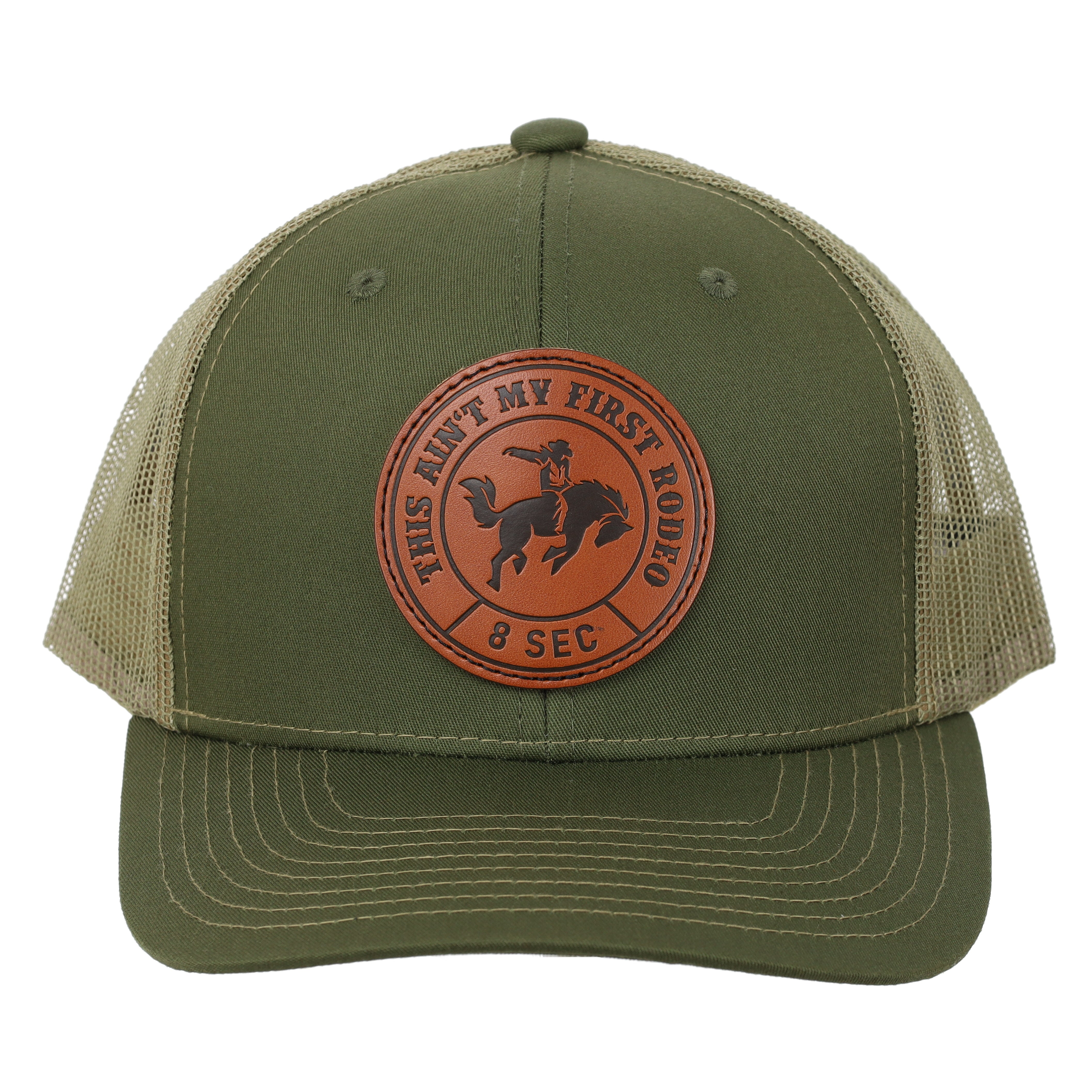 "This Ain't My First Rodeo" Patch Olive Baseball Cap