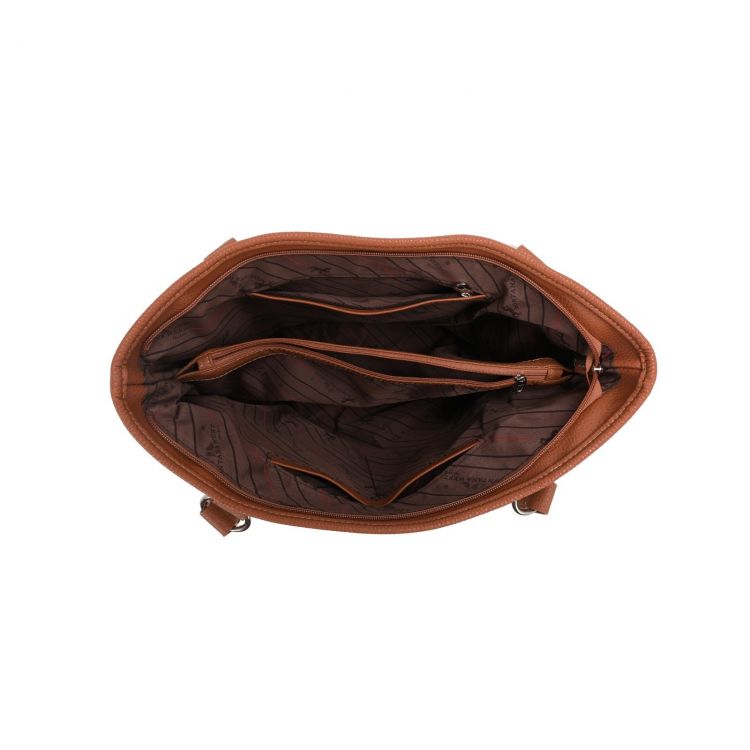 Montana West Cowprint Canvas Tote Bag