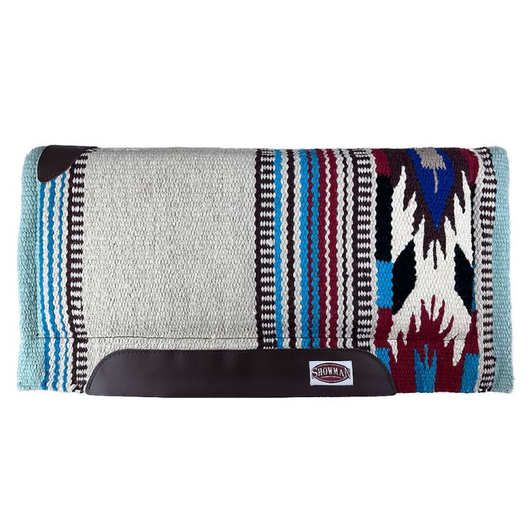 Showman 36" X 34" New Zealand multicolor Wool Cutter Style Pad