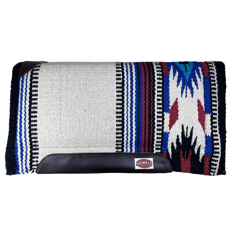 Showman 36" X 34" New Zealand multicolor Wool Cutter Style Pad
