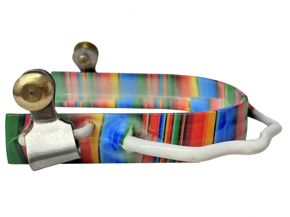 Showman Serape Stainless Steel Bumper Spur