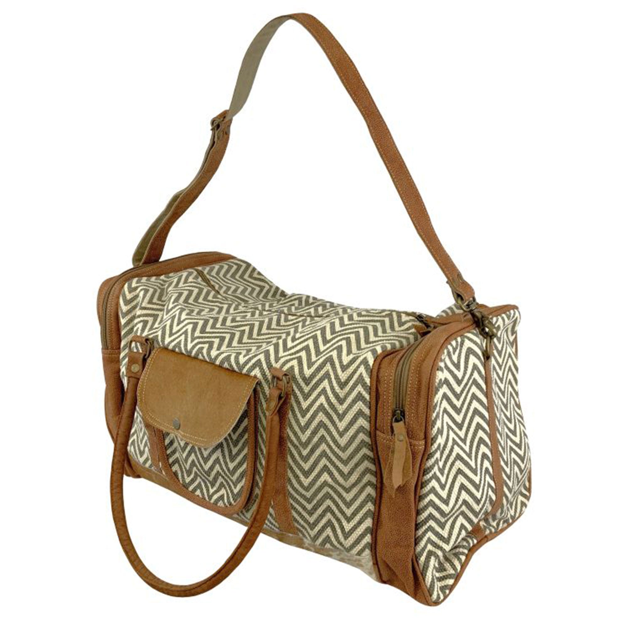 Chevron fashion duffle bag