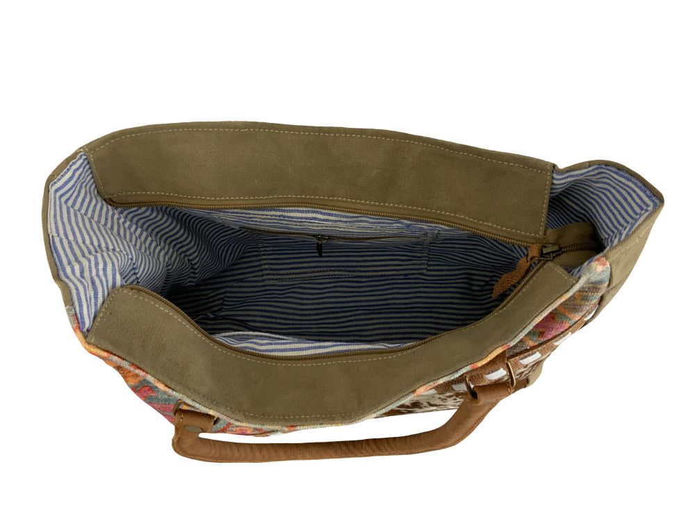 Klassy Cowgirl Southwest Brights Upcycled Tote Bag