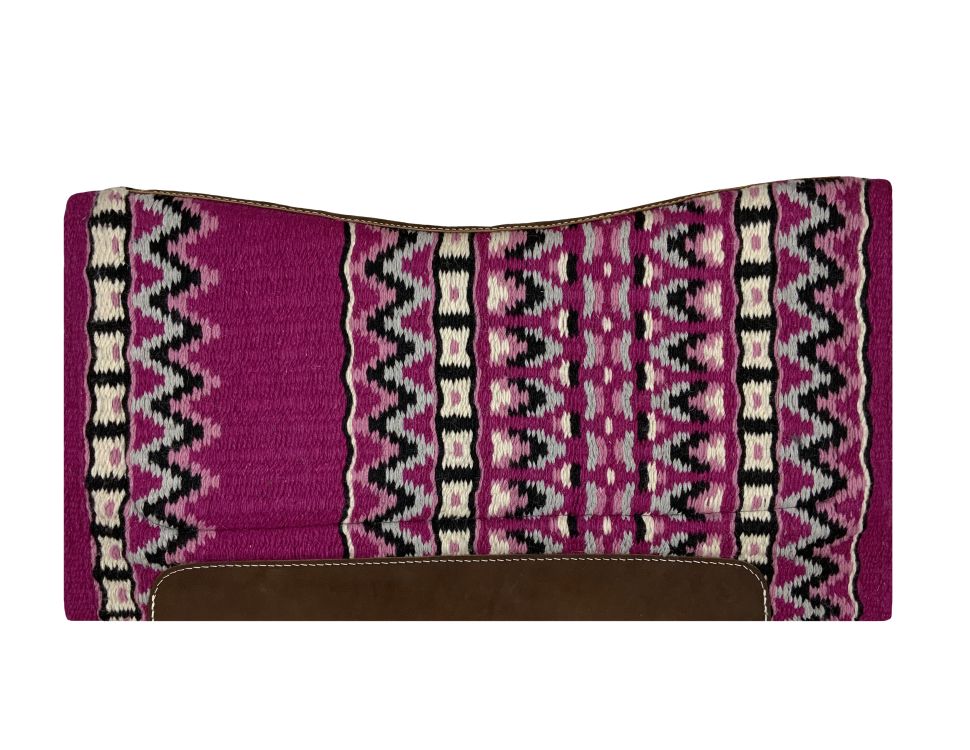 Showman 36" X 34" Wool Blanket Top Contoured Memory Felt Bottom Saddle Pad – Southwest