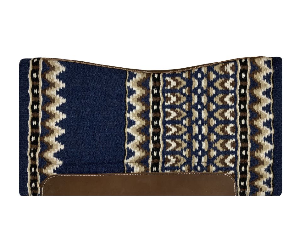 Showman 36" X 34" Wool Blanket Top Contoured Memory Felt Bottom Saddle Pad – Southwest