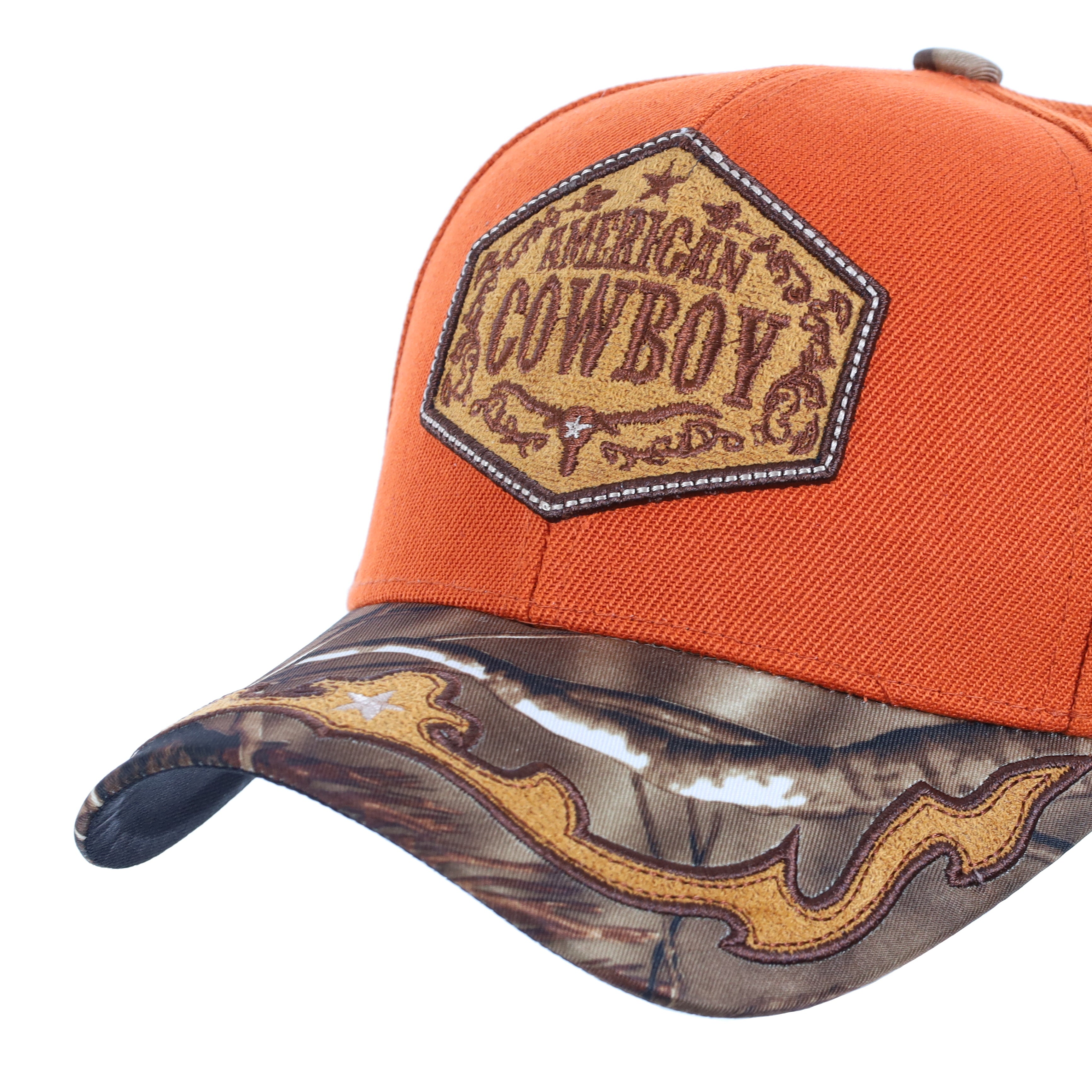 "American Cowboy" Embroidered Baseball Cap