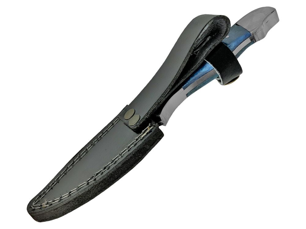 Wild Turkey Blue Pakkawood Hunting Knife