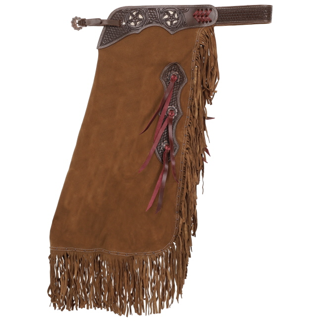 Showman Cedarwood Chinks western leather chinks product photo