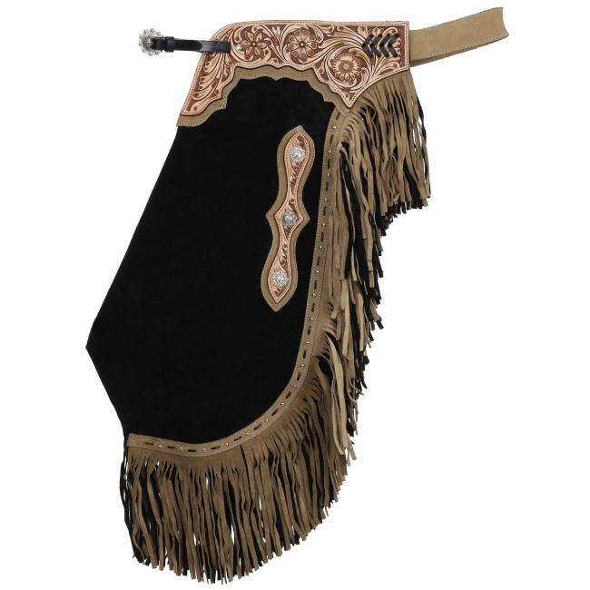 Showman Desert Noir Chinks western leather chinks product photo