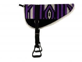 Showman Navajo Bareback Saddle Pad with Kodel Fleece Bottom - View 3