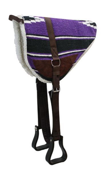 Saddle pad displayed in a variety of colors, emphasizing customization options.