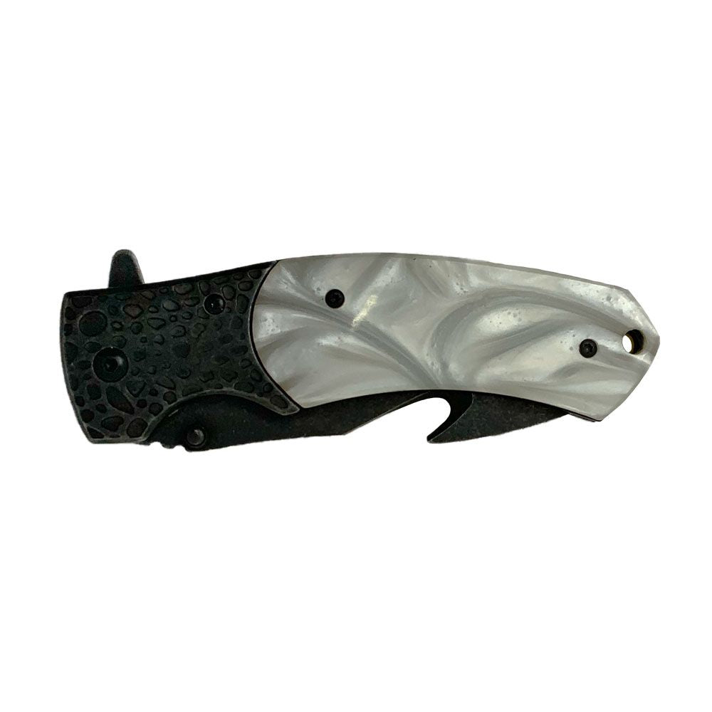 Wild Turkey Handmade Collection Pearl Gut Hook Folding Knife