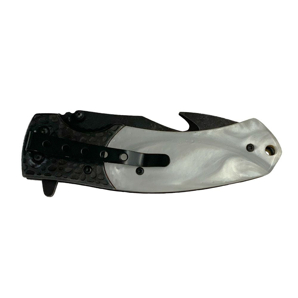 Wild Turkey Handmade Collection Pearl Gut Hook Folding Knife